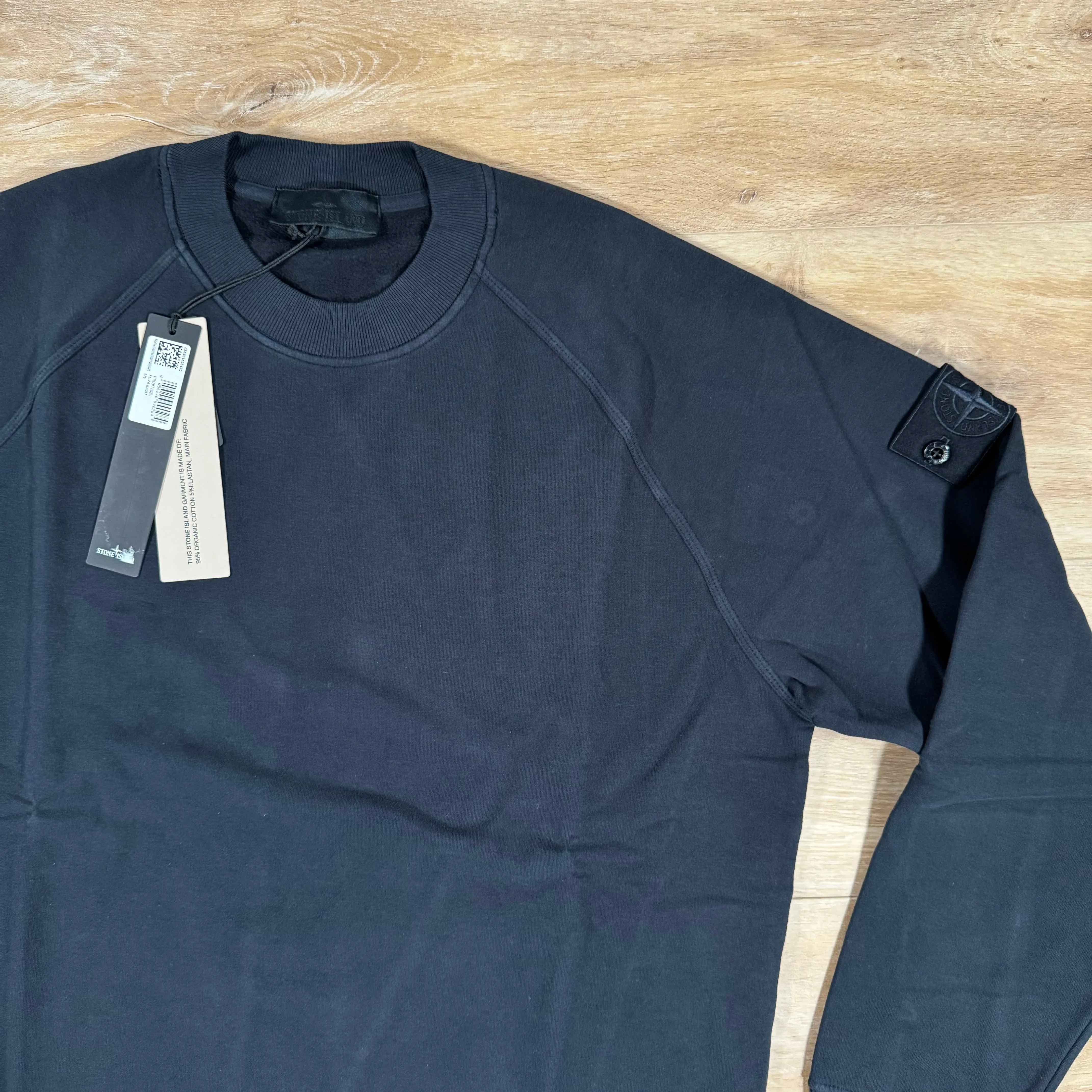 Stone Island Stretch Fleece Ghost Sweatshirt in Navy