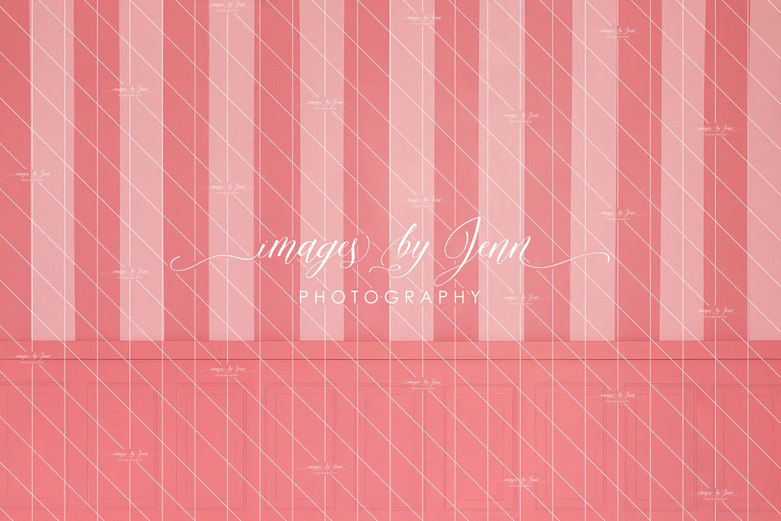 Strawberry Stripe Half Wall (JG)