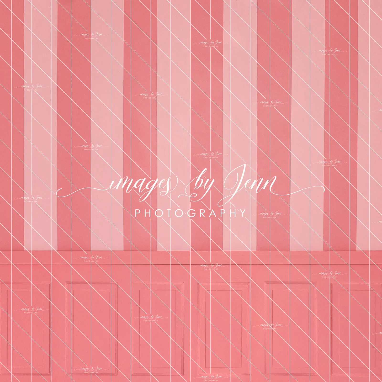 Strawberry Stripe Half Wall (JG)