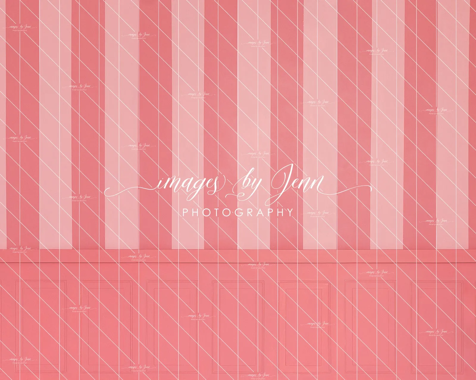 Strawberry Stripe Half Wall (JG)
