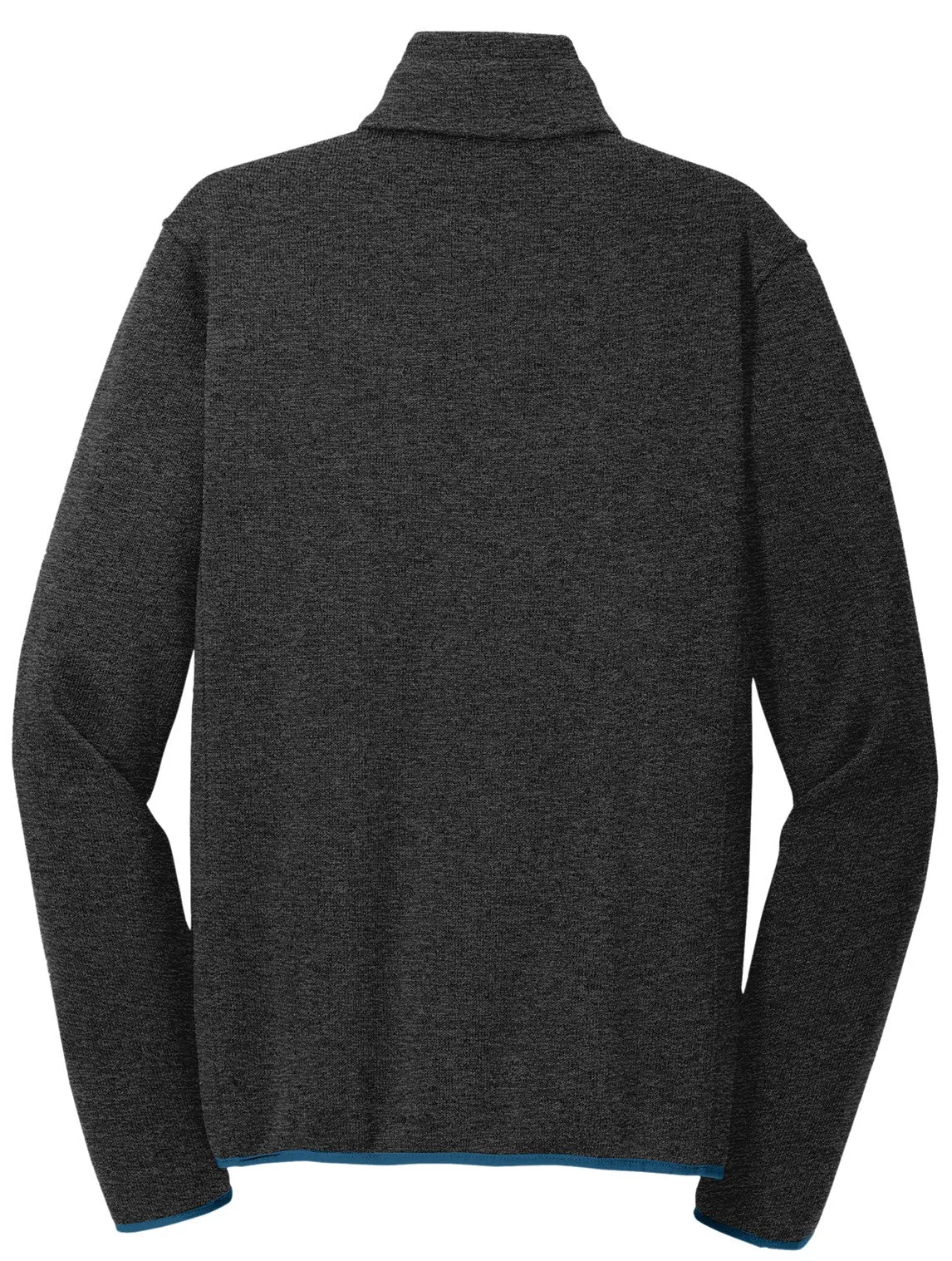 Sweater Fleece - Flying R Ranchwear - Full Zip - Black Heather