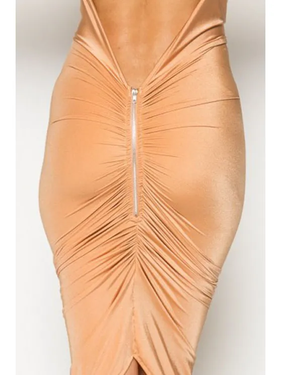 TastyHottie - Beautiful Solid Color Halterneck Bodycon Dress