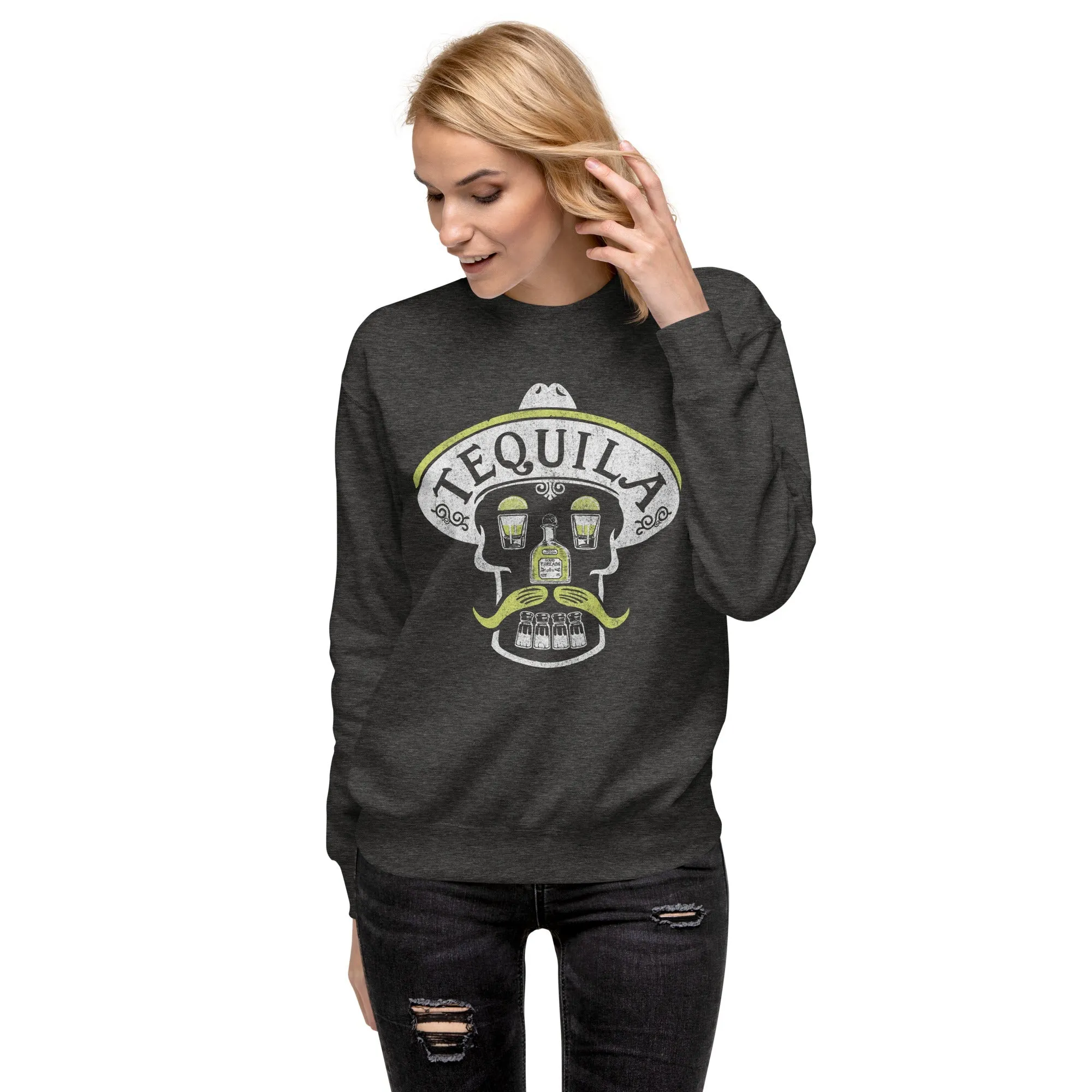 Tequila Skull Classic Fleece Sweatshirt
