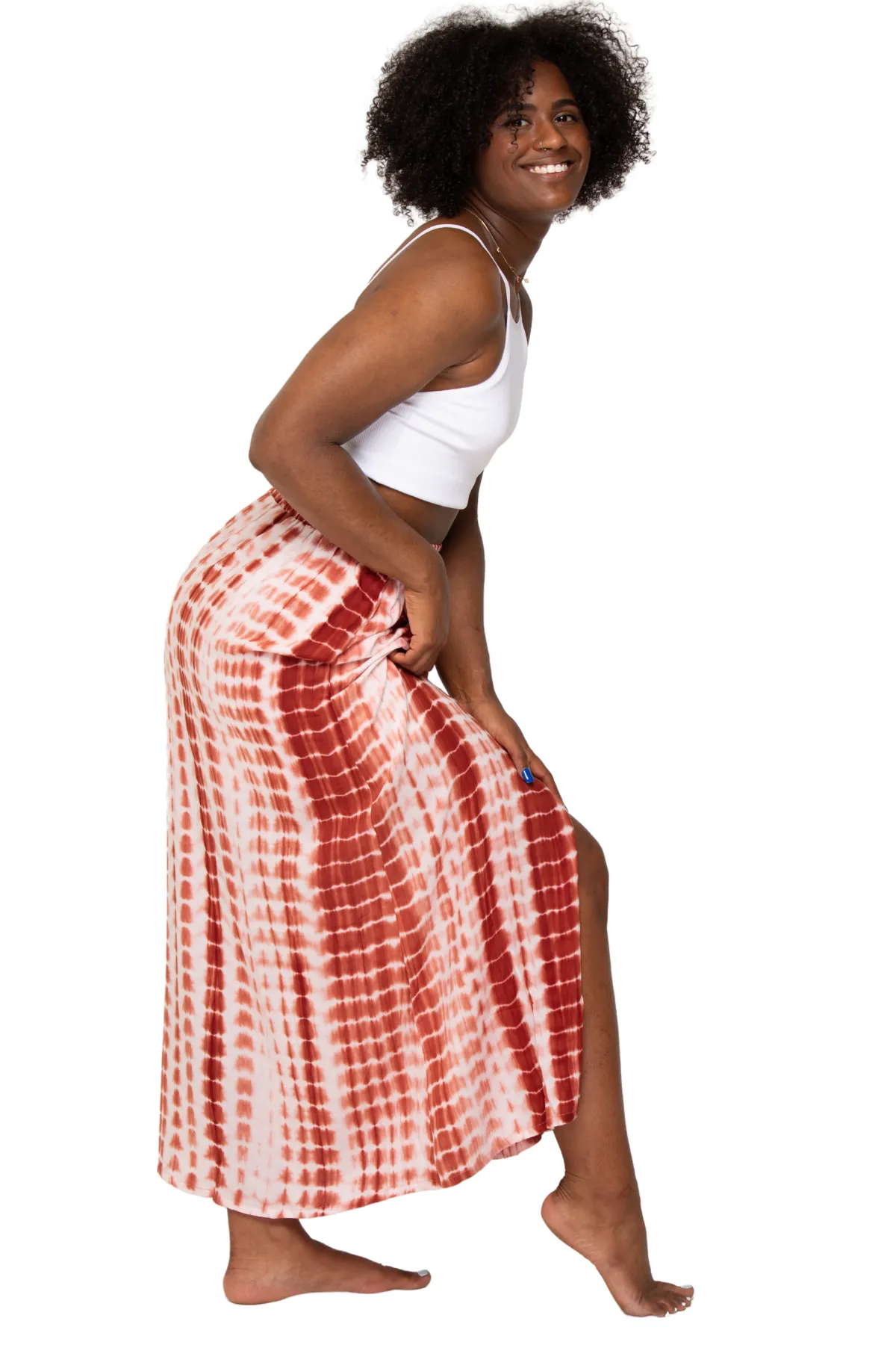 The Carnelian Ripple Skirt