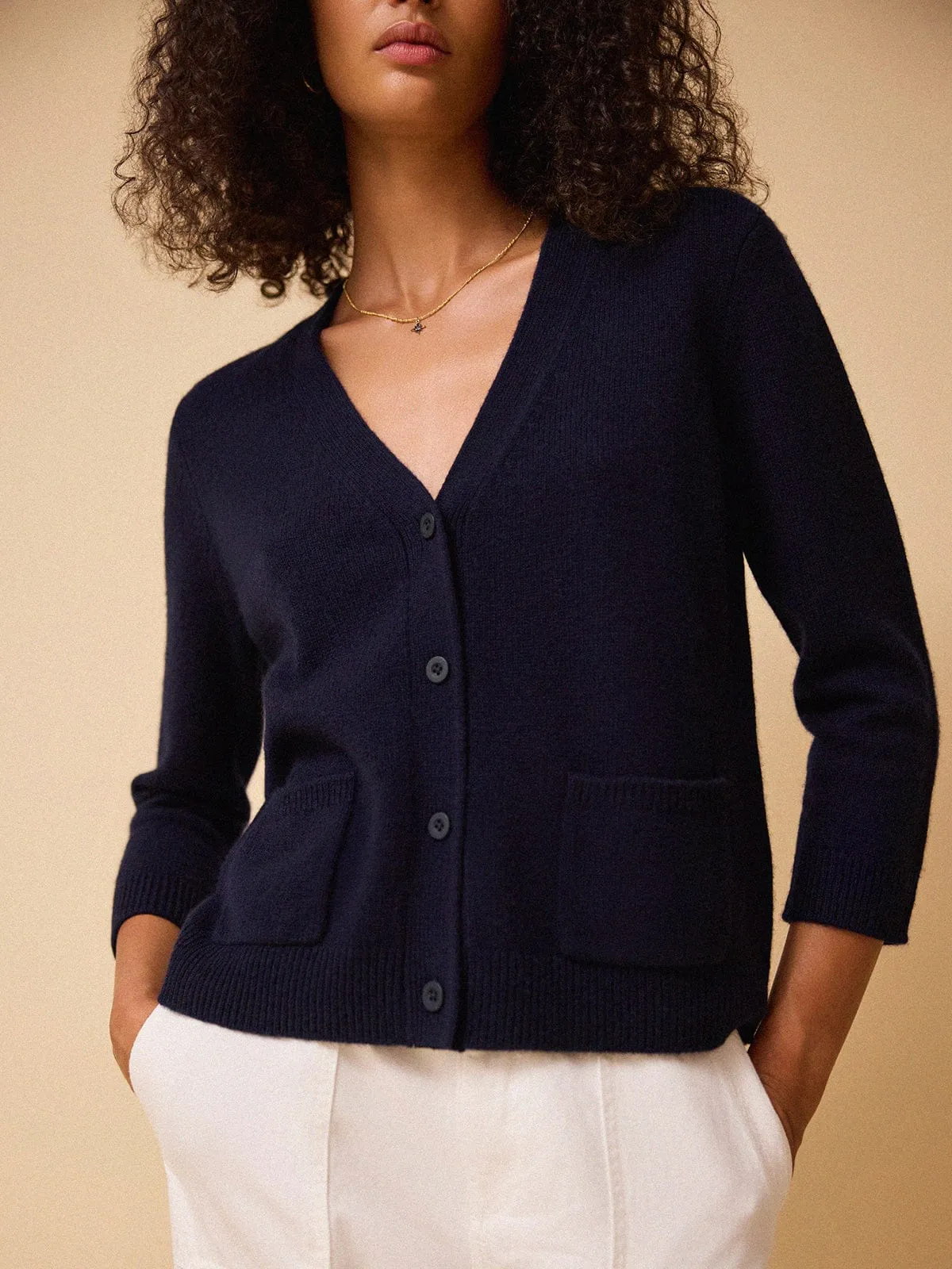 Thea Cardigan - Navy