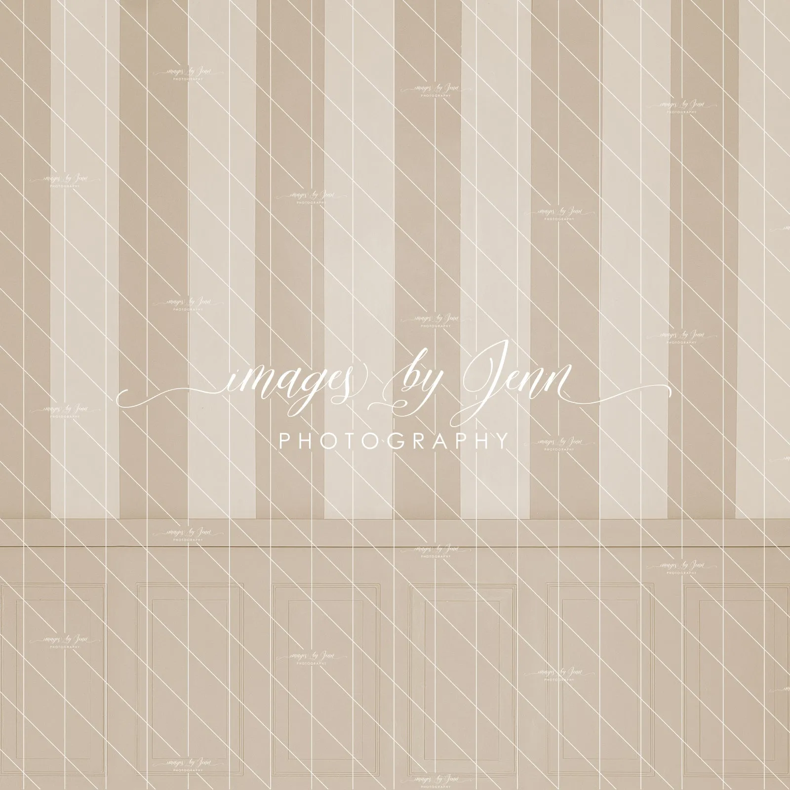 Toffee Stripe Half Wall (JG)
