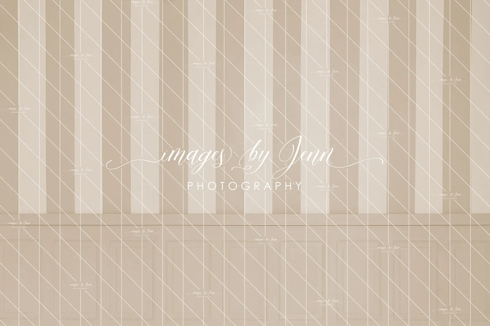 Toffee Stripe Half Wall (JG)