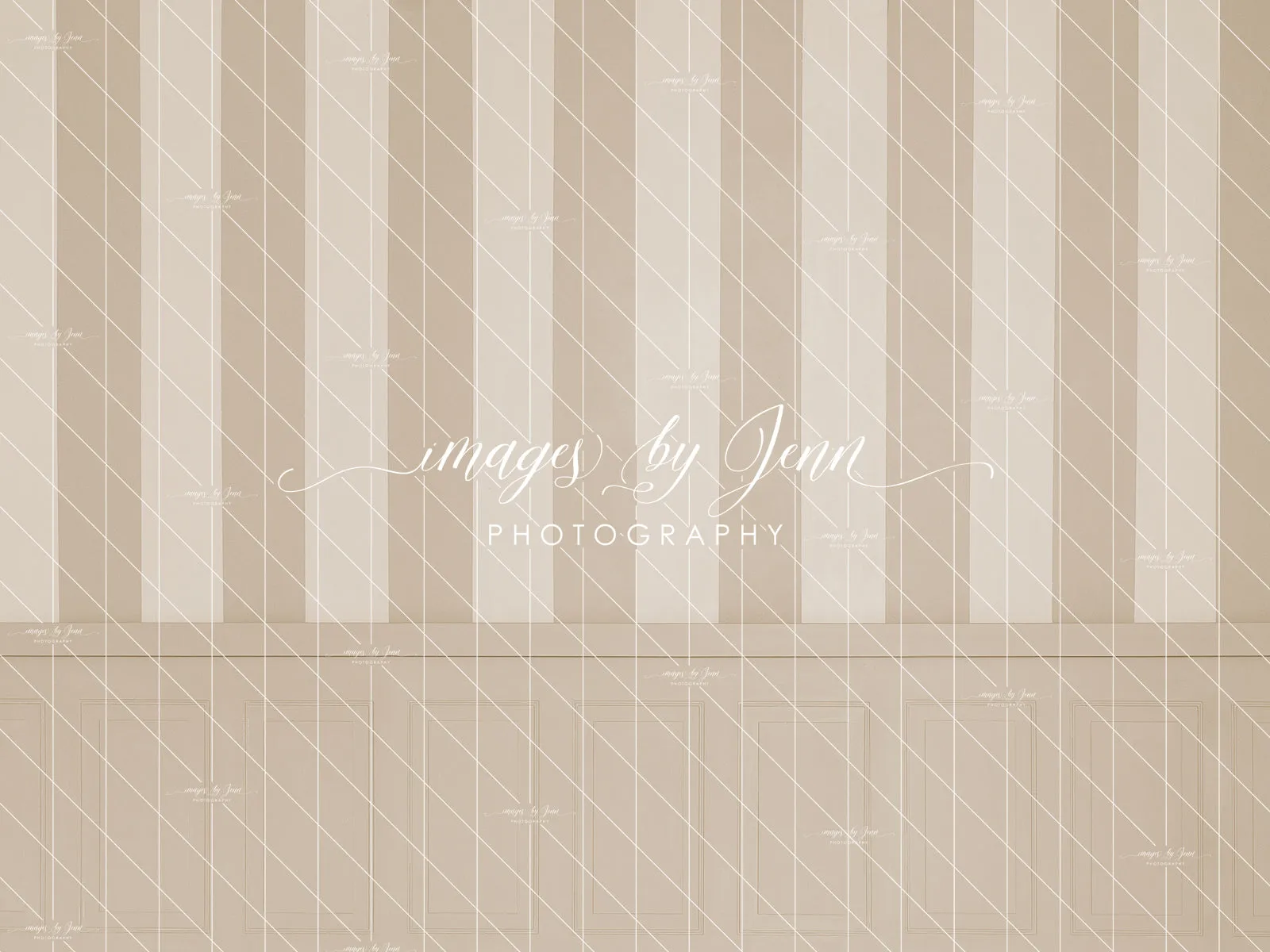 Toffee Stripe Half Wall (JG)