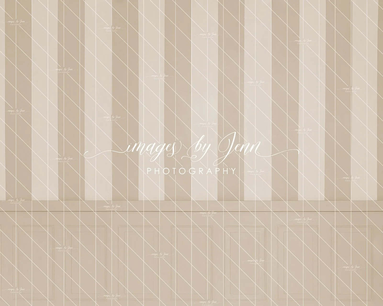 Toffee Stripe Half Wall (JG)