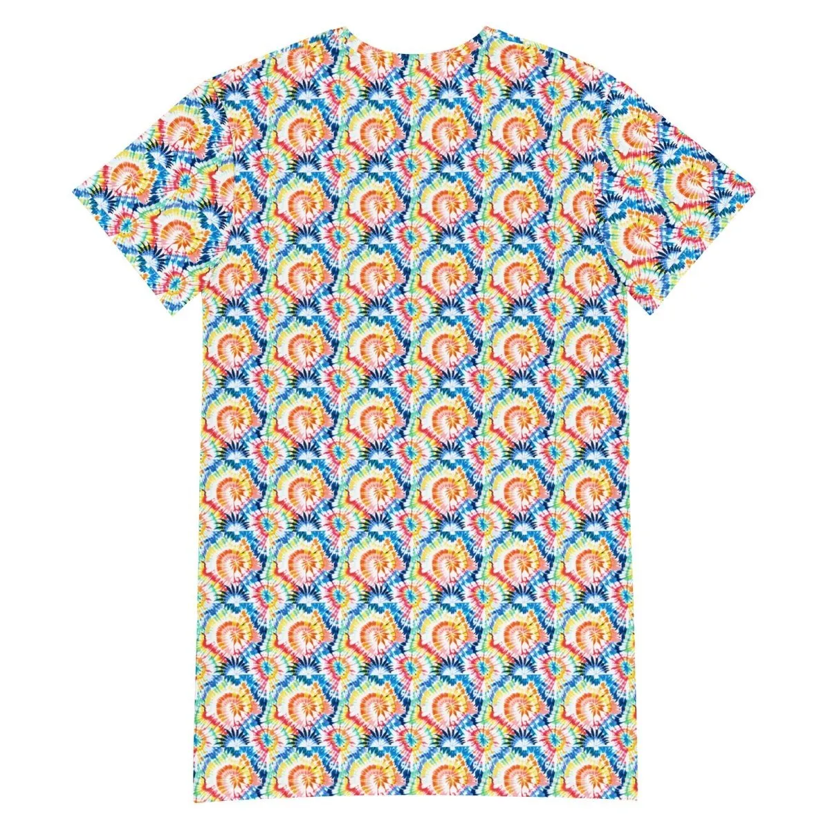 Tropical Wave T-Shirt Dress