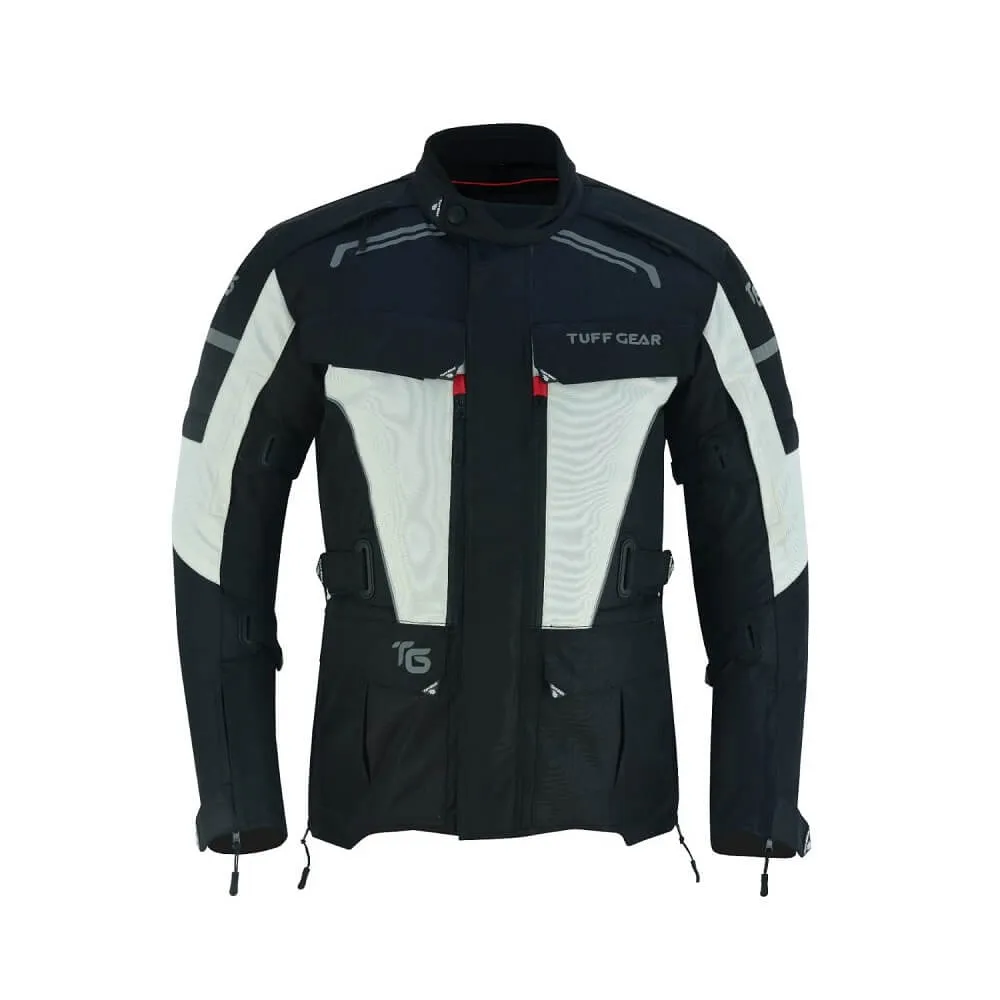 Tuff Gear Motorcycle Waterproof Armour Textile Jacket - Adventure