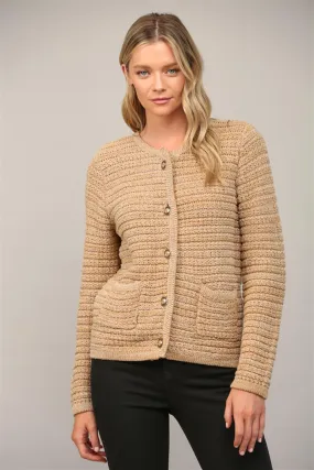 Tweed Knit Cardigan