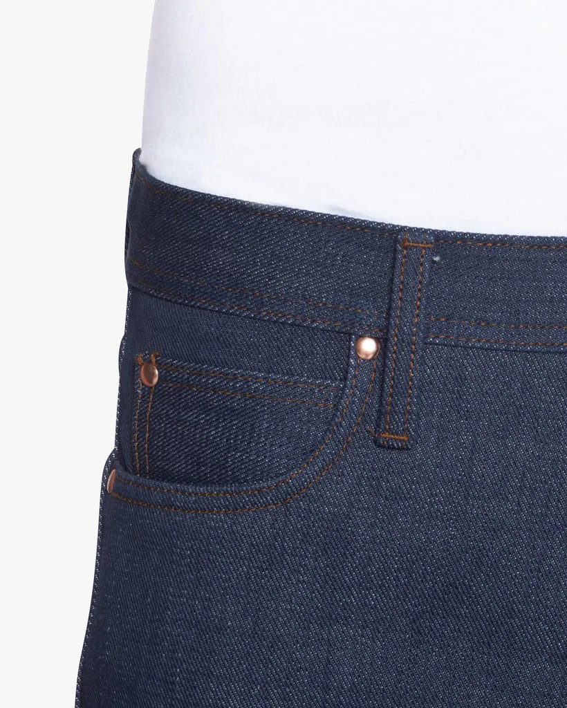 Unbranded UB421 Tight Fit Mens Jeans - 21oz Indigo Selvedge