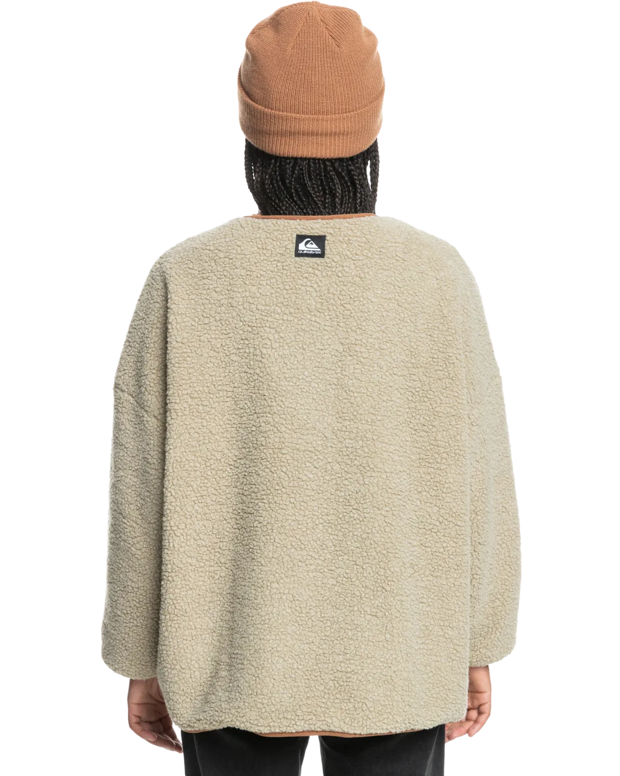 Uni Polar Zip Fleece Jacket in Twill