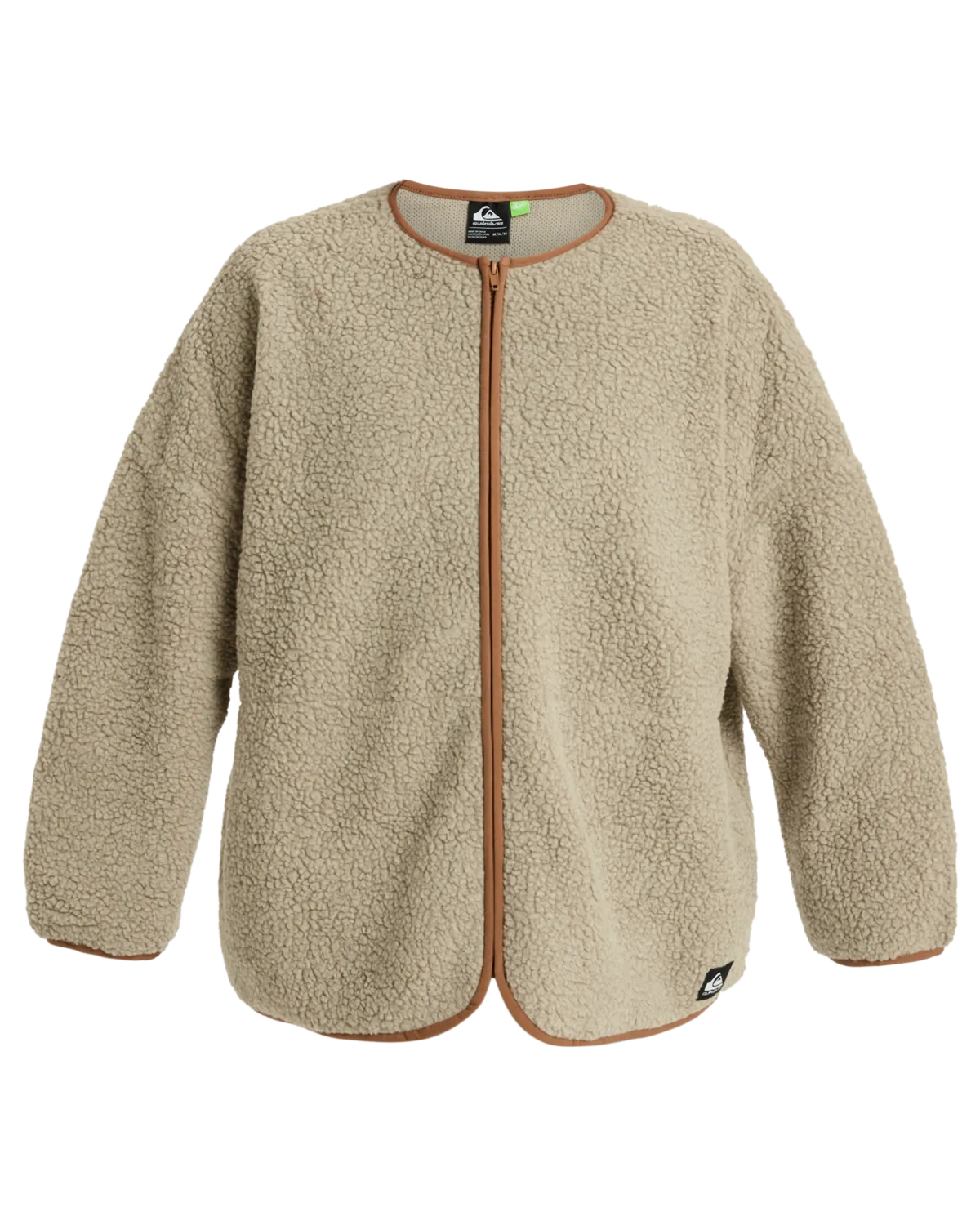 Uni Polar Zip Fleece Jacket in Twill