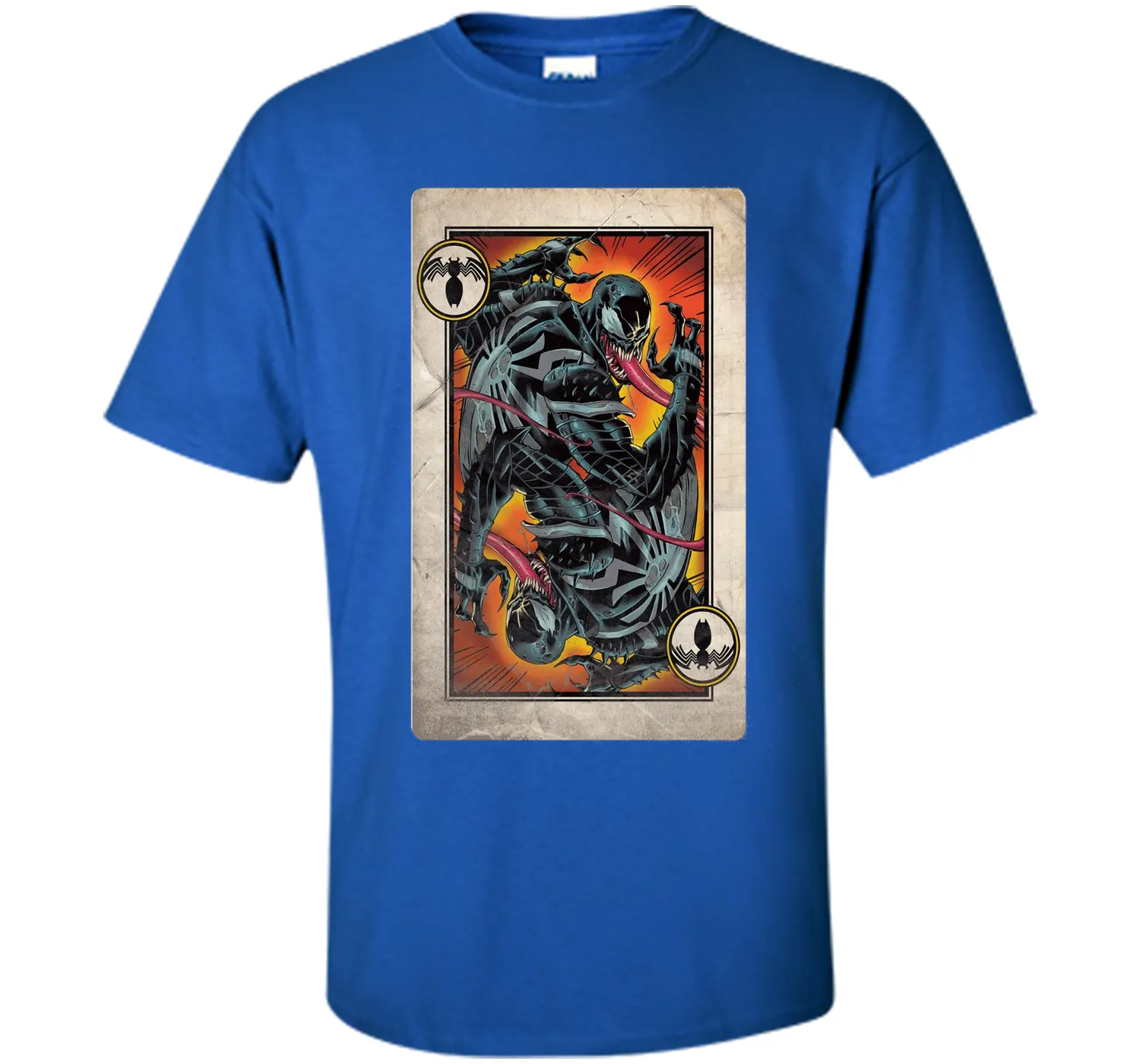 Venom Playing Card Graphic T-Shirt