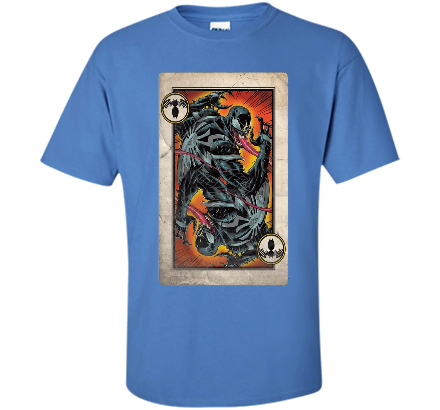 Venom Playing Card Graphic T-Shirt