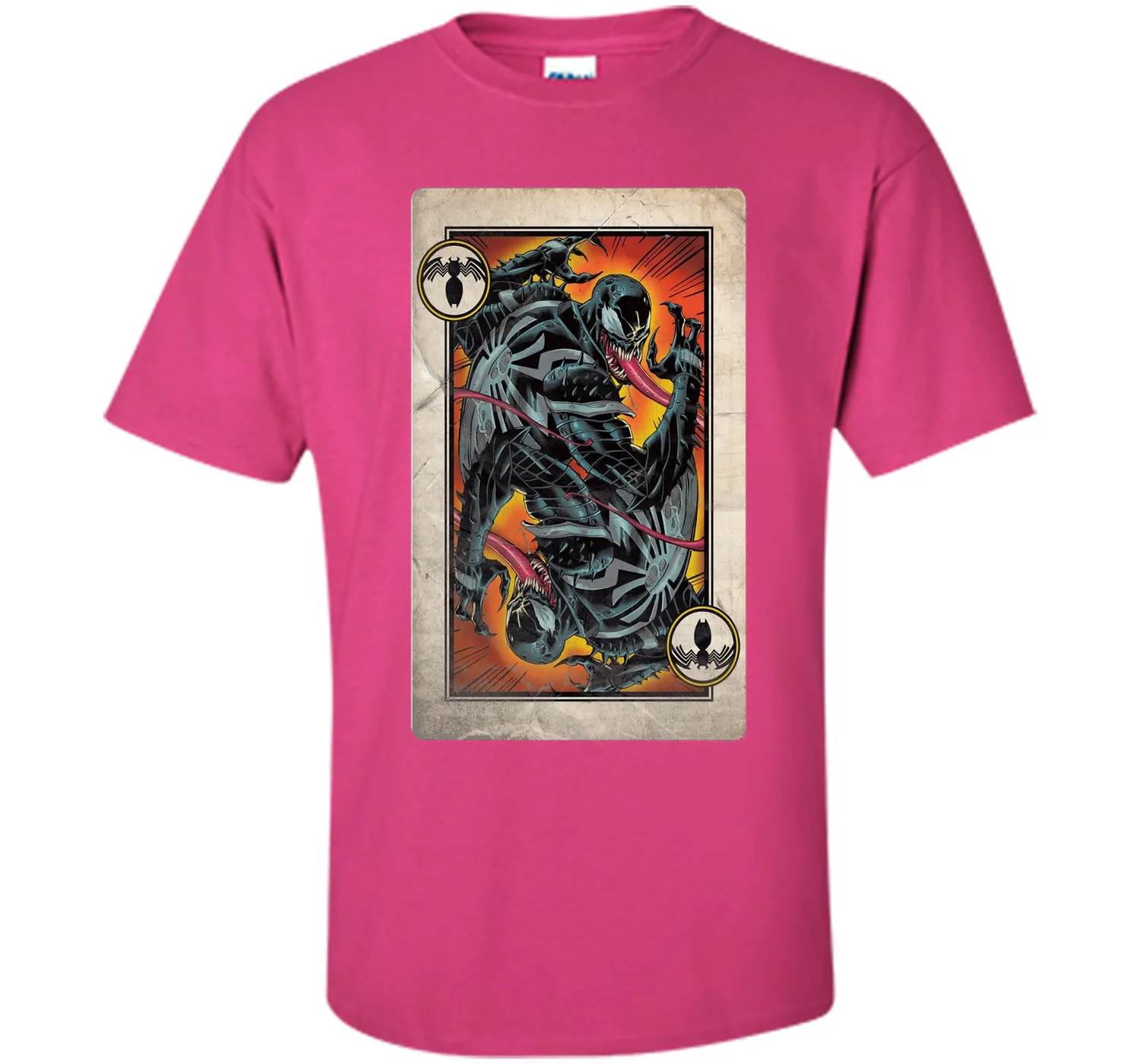 Venom Playing Card Graphic T-Shirt
