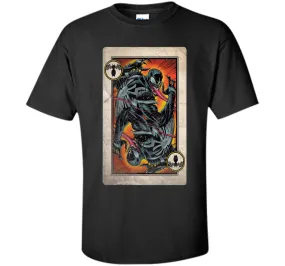 Venom Playing Card Graphic T-Shirt