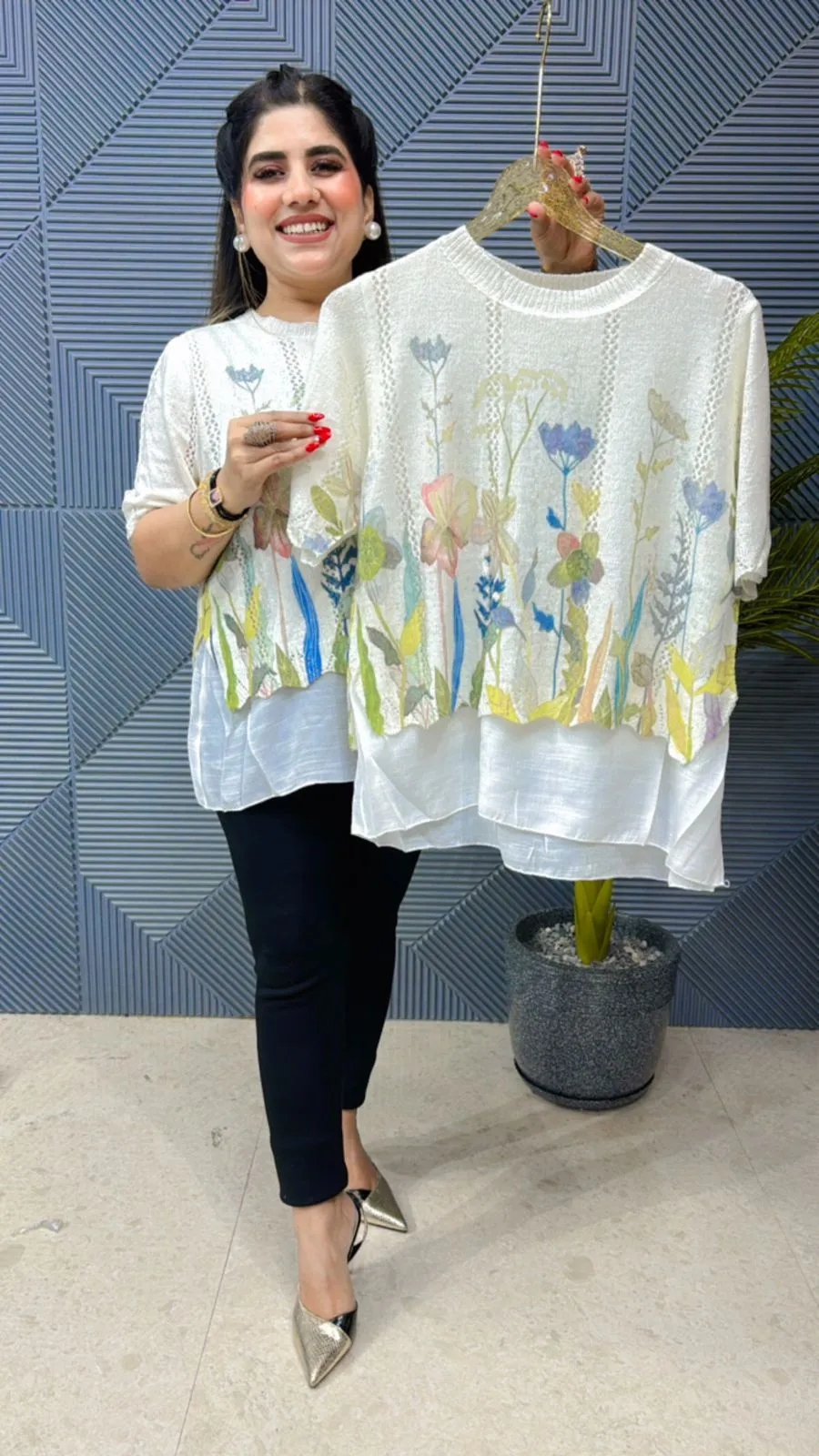Very Comfy Summer Double Layer Top GGR1085