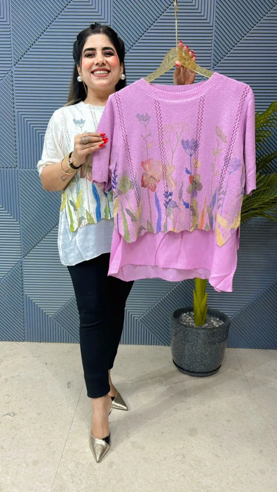 Very Comfy Summer Double Layer Top GGR1085