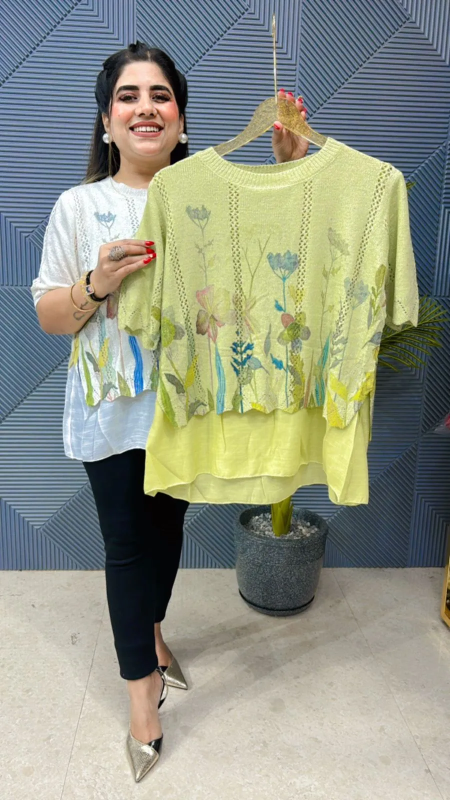 Very Comfy Summer Double Layer Top GGR1085