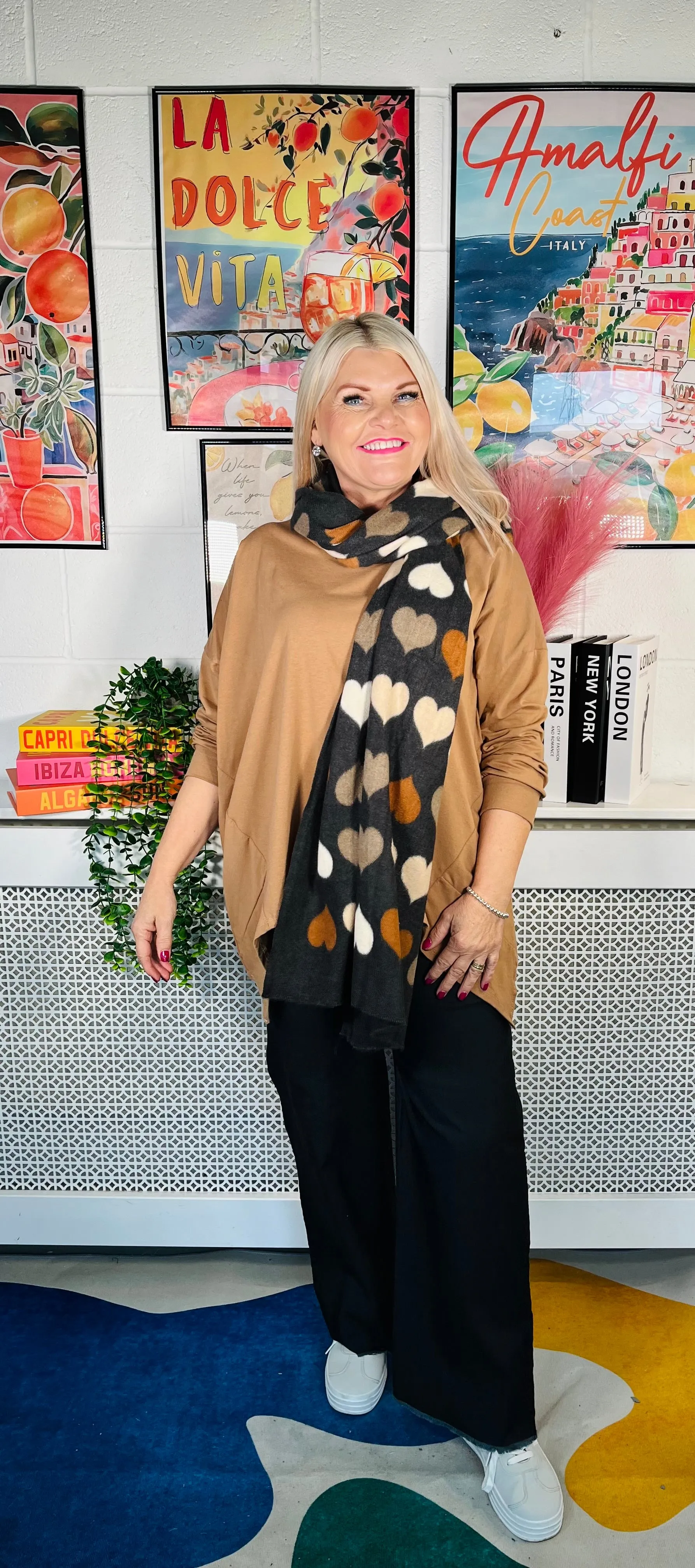 Violet Lightweight Sweater - Caramel