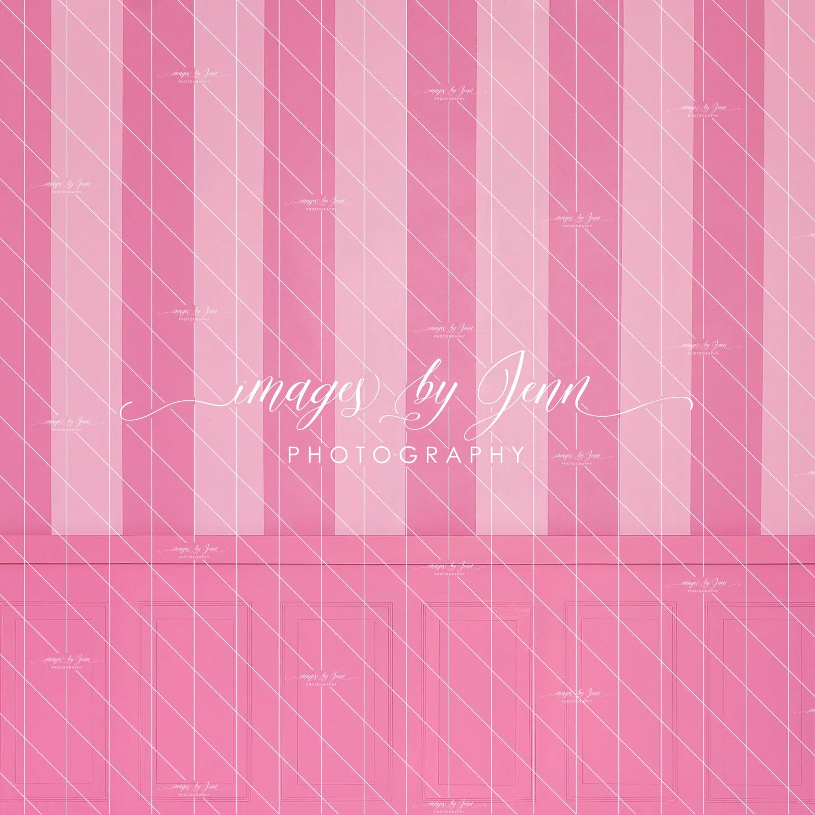 Watermelon Stripe Half Wall (JG)