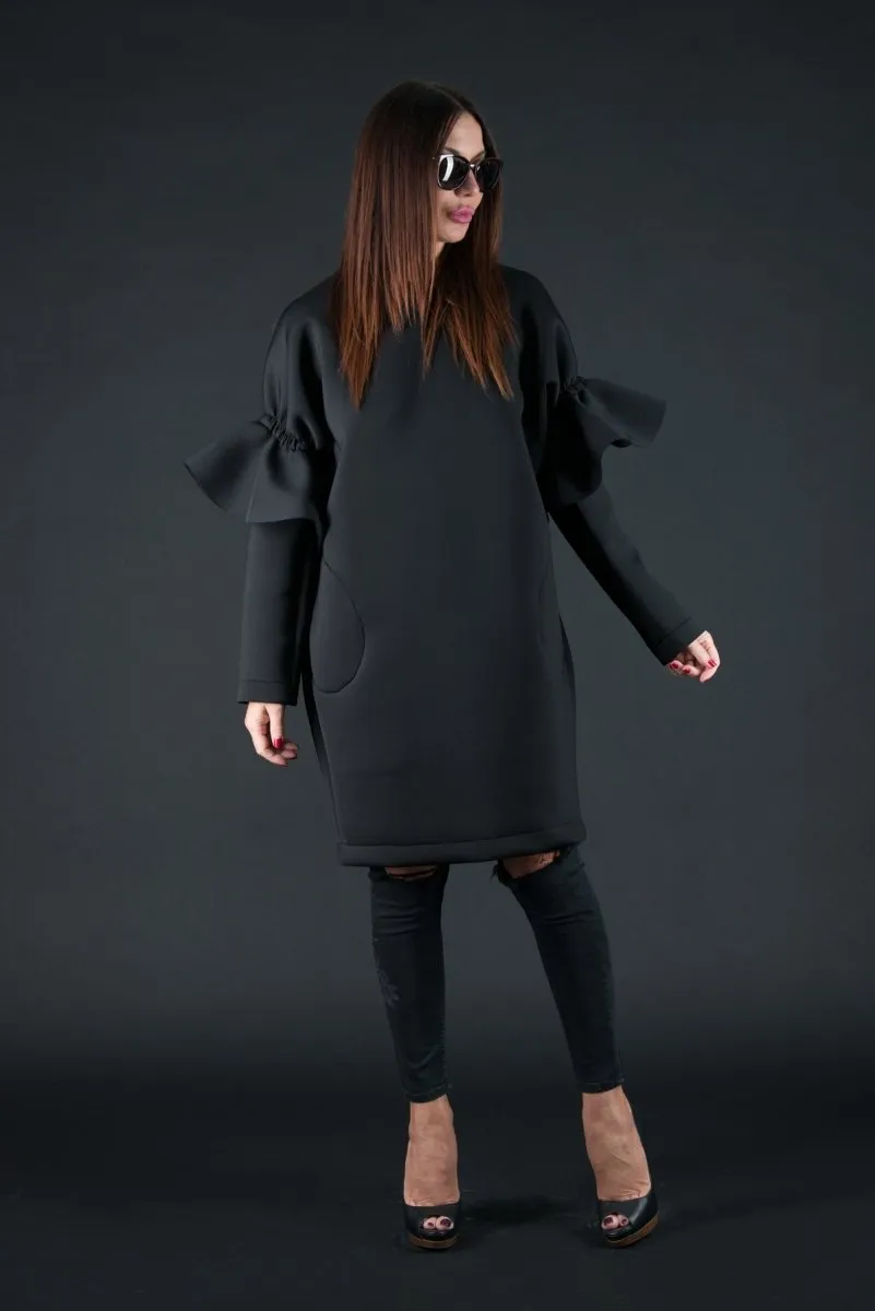 Winter Neoprene Dress ESTER