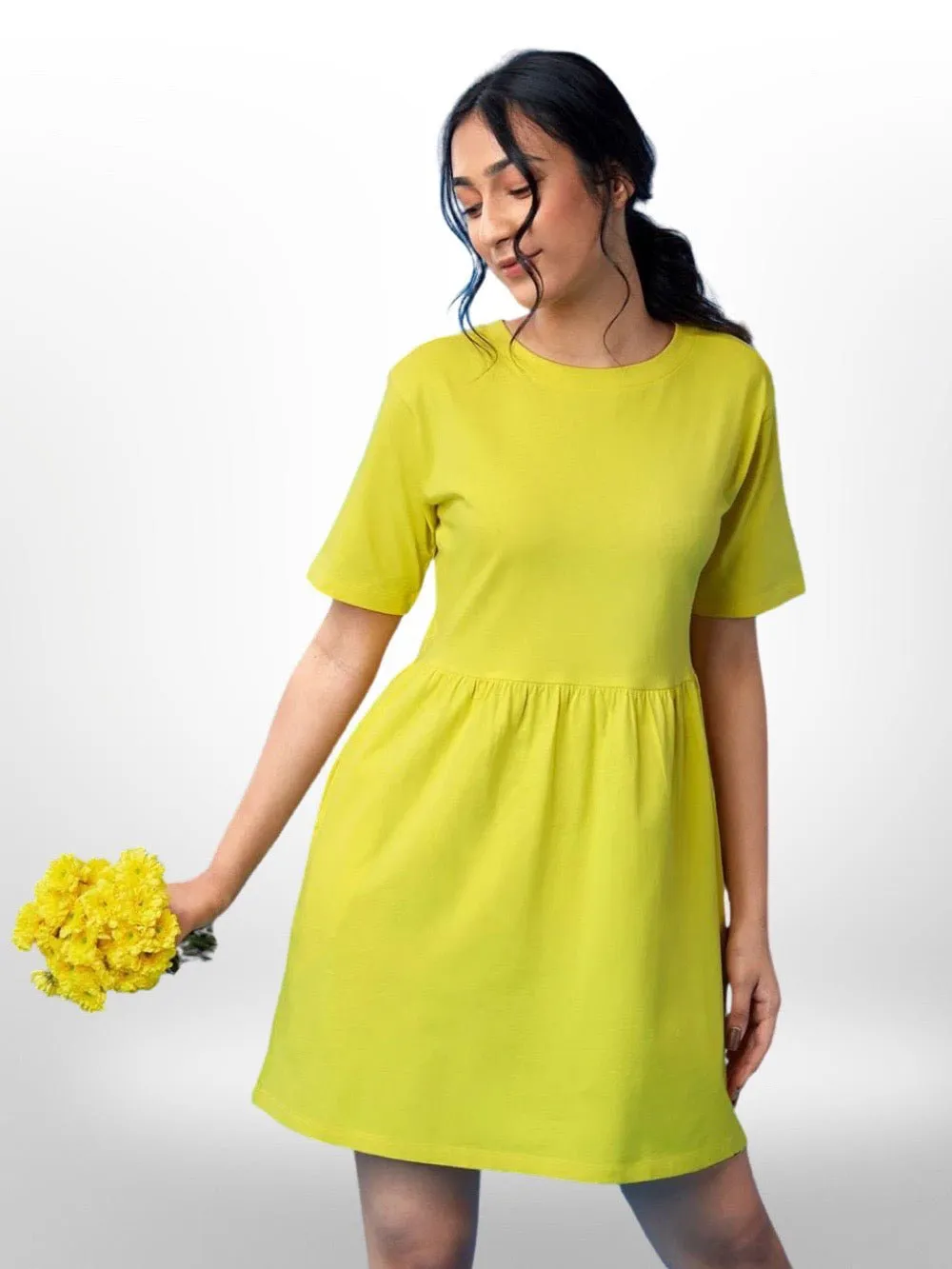 Women Oversized Gathered Dresses