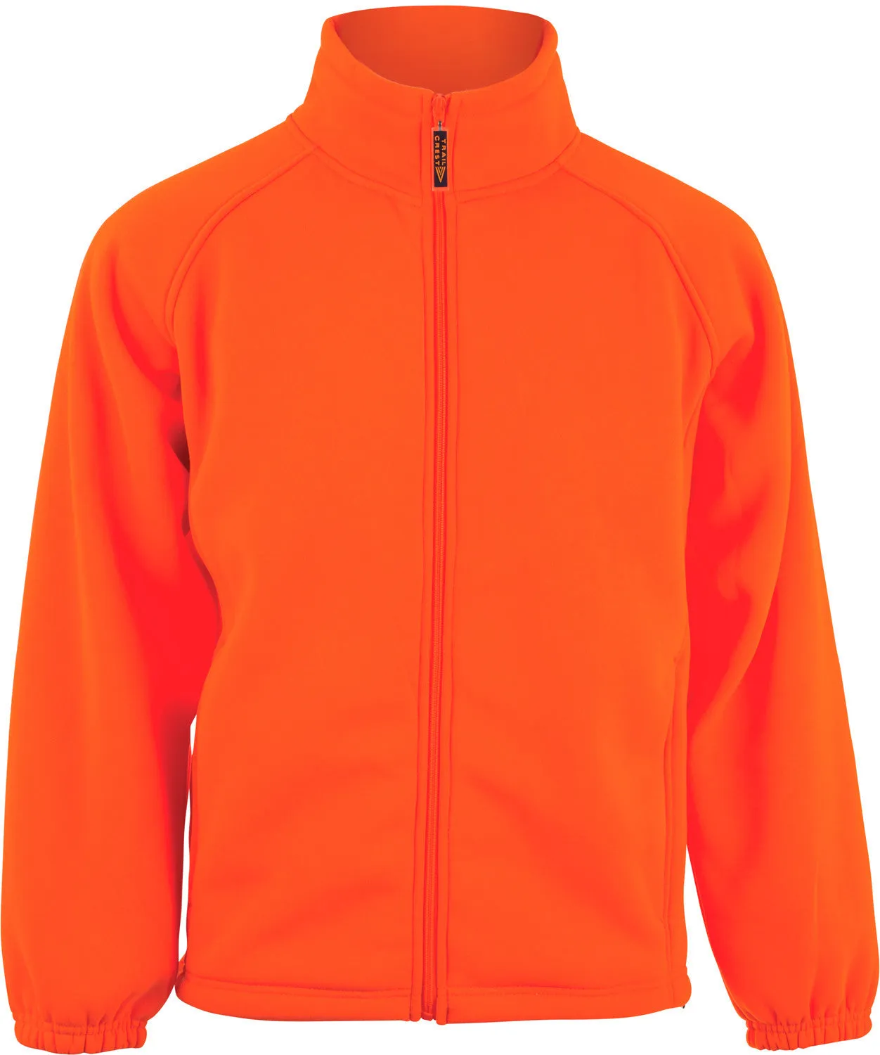 WOMEN'S BLAZE ORANGE DOUBLE FLEECE SEMI-FITTED JACKET