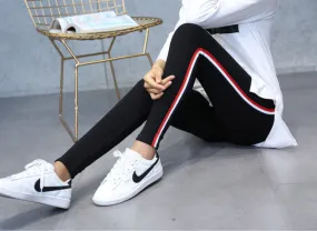Women's Cotton Casual Plus Size High Waist Fitness Leggings