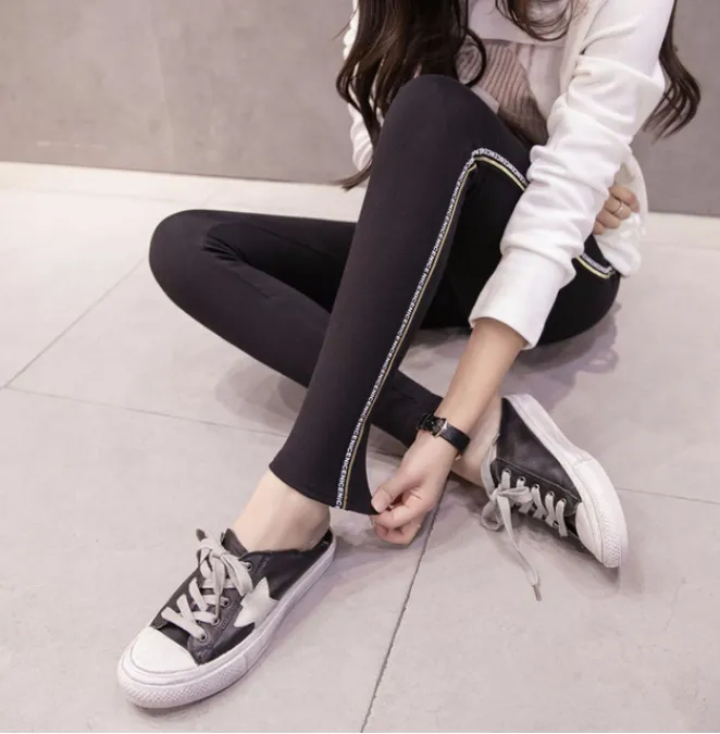 Women's Cotton Casual Plus Size High Waist Fitness Leggings