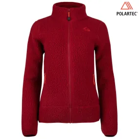 Womens Koselig Polartec Fleece Jacket (Red/Orange)