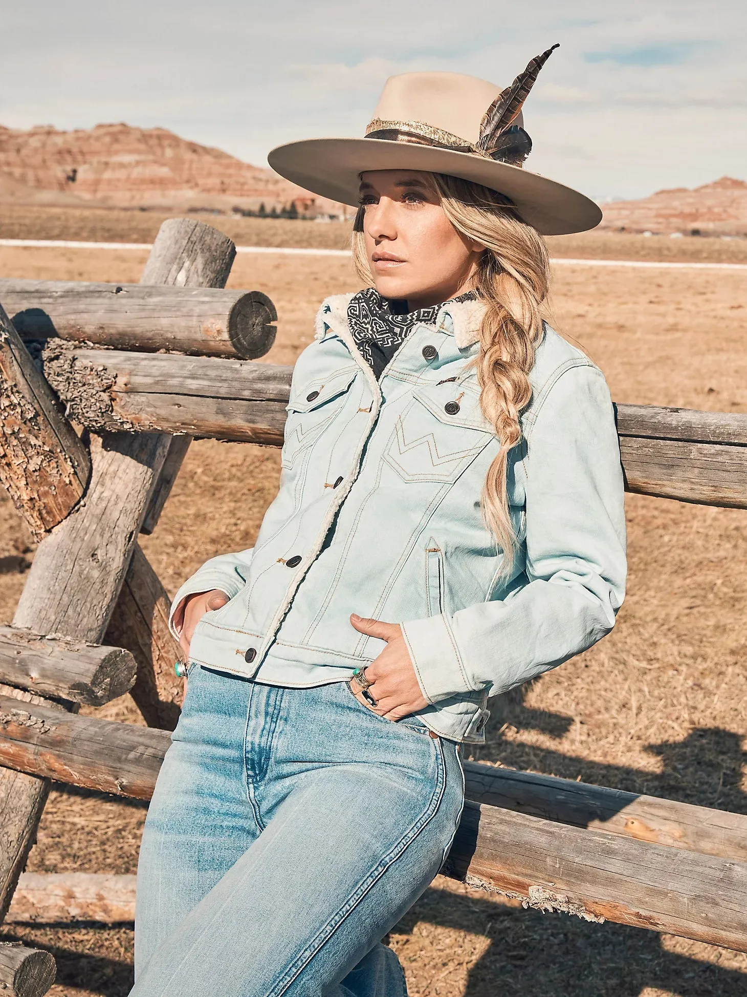 Wrangler Q Womens Retro Denim Jacket