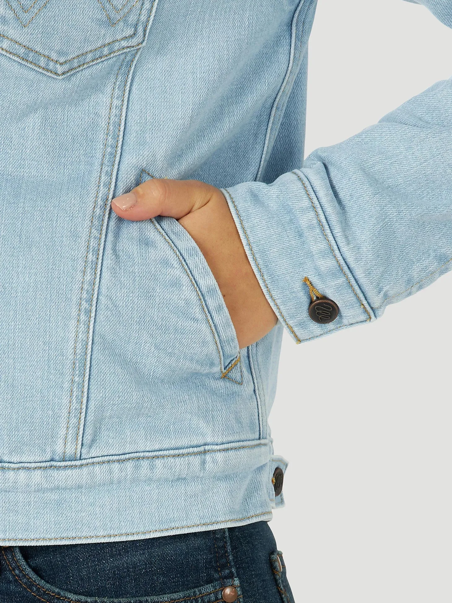 Wrangler Q Womens Retro Denim Jacket