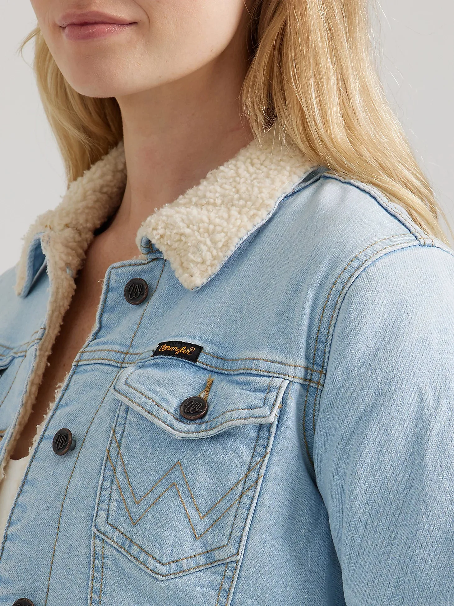 Wrangler Q Womens Retro Denim Jacket
