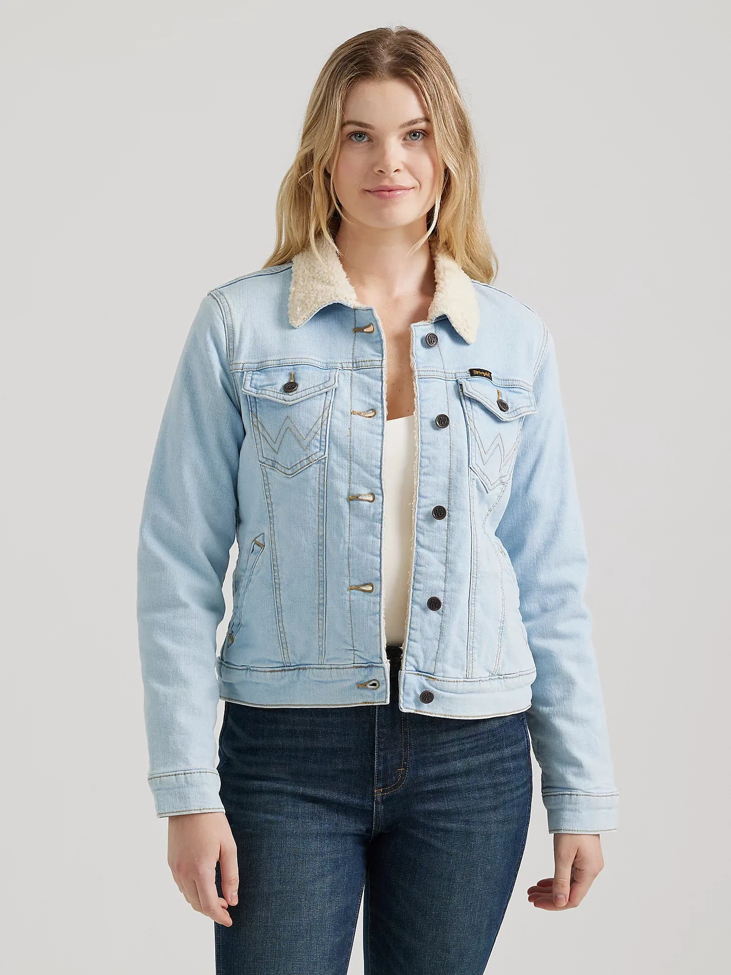 Wrangler Q Womens Retro Denim Jacket